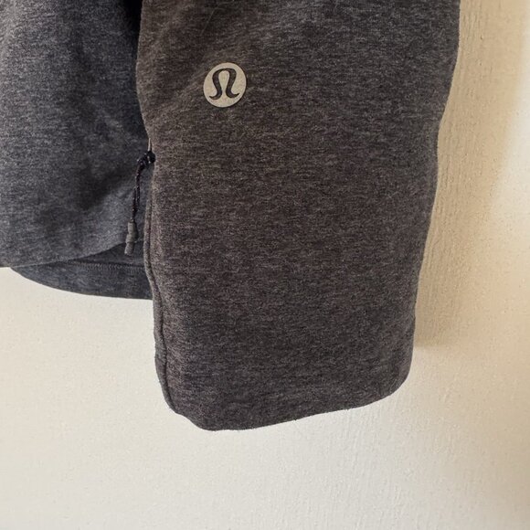 Lululemon Hoodie Men’s Size L Zip Up Dark Gray Athletic Running Sports - Picture 4 of 7